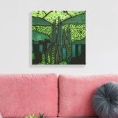 Cities of the World - Barcelona Canvas Afdruk (Insitu (Woonkamer))