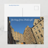 CITINERARIES: Greetings from Edinburgh! Briefkaart (Voorkant / Achterkant)