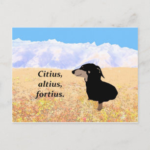 Citius, Altius, Fortius. Briefkaart