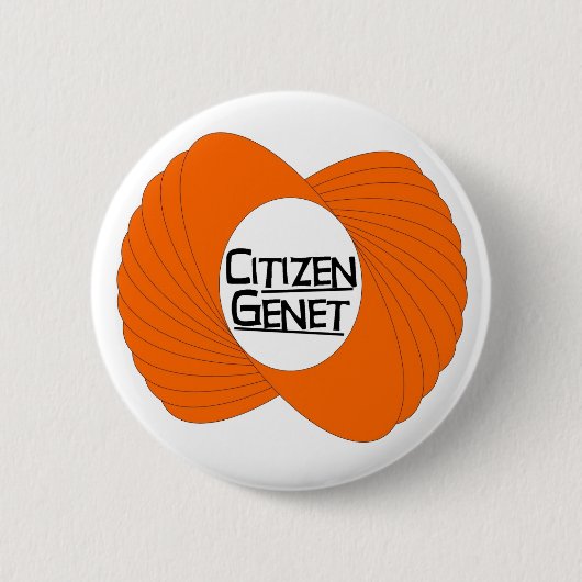 Citizen Genet Pin Ronde Button 5,7 Cm (Voorkant)