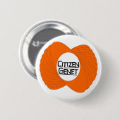 Citizen Genet Pin Ronde Button 5,7 Cm (Voorkant /achterkant)