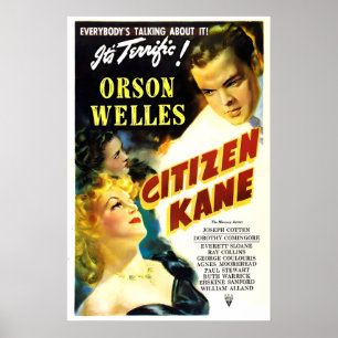 Citizen Kane 1941 Film POSTER PRINT A5-A1 Orson