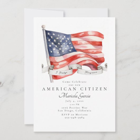 Citizen - New America Citizen Party Kaart (Voorkant)