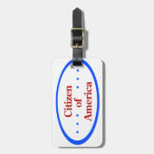 Citizen of America  Bagagelabel (Voorkant verticaal)