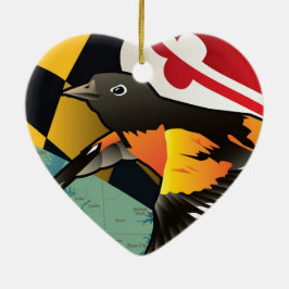 Citizen Oriole, Maryland's State Bird Keramisch Ornament