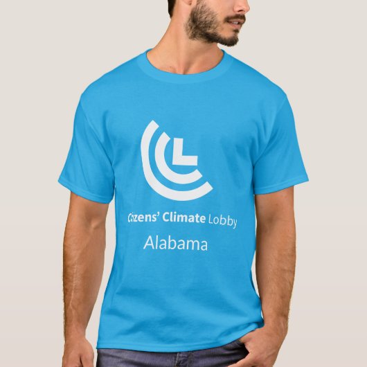 Citizens Climate Lobby QR-code Alabama front&back T-shirt (Voorkant)