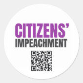 Citizens Impeachment Sticker Sheet (Devant)