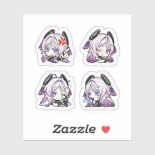 Citlali Genshin Impact 4 stuks stickerblad Extra Sticker
