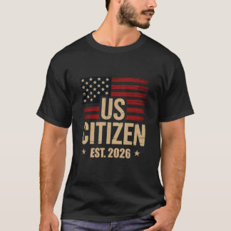 Citoyen Américain Est. T-shirt 2026 - Patriotic Am