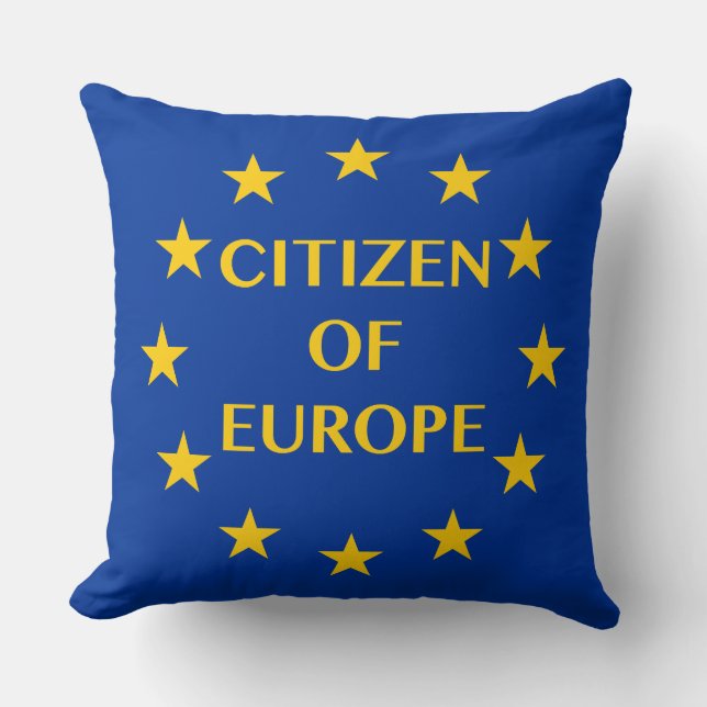 Citoyen de coussin de l'Europe (Recto)