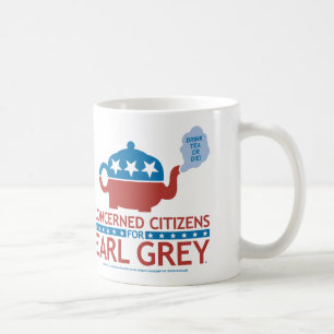 Citoyens intéressés pour la tasse de gris de com