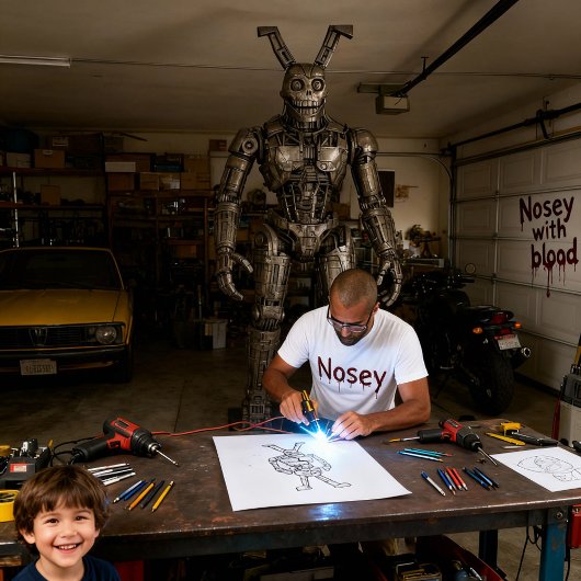 Citra Nosey Animatronic Benjamin Pochurek Nosey  T-shirt