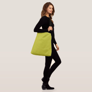 Citrien effen effen kleur crossbody tas
