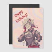 Citrine Birthday Anime (Voorkant / Achterkant)