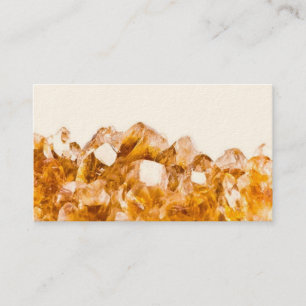 Citrine Crystal Visitekaartje