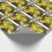 Citrine Gemstone Yellow Cadeaupapier (Hoek)