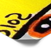 Citrine Sugar Crâne Mexicaine Lady Poster (Coin)