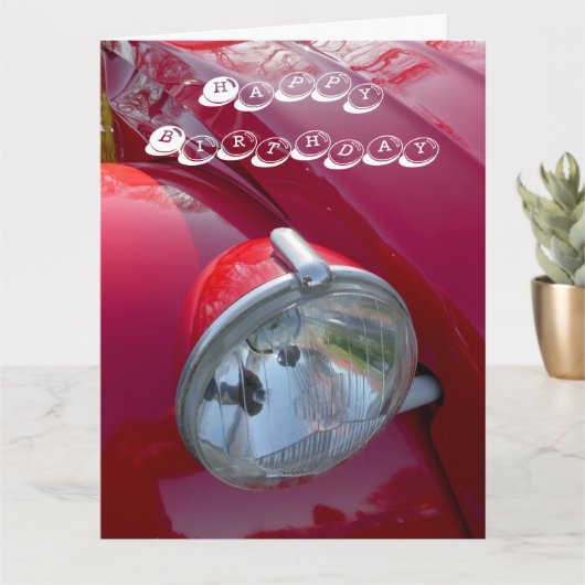 Citroë 2CV,  franse auto. Kaart (Kleine Plant)