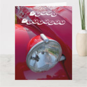 Citroë 2CV,  franse auto. Kaart (Voorkant)