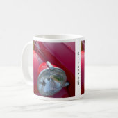 Citroë 2CV, franse auto. Koffiemok (Voorkant links)