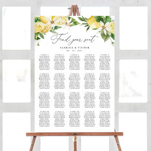 Citroen 20 Tafel Trouw Stoelenplattegrond Poster