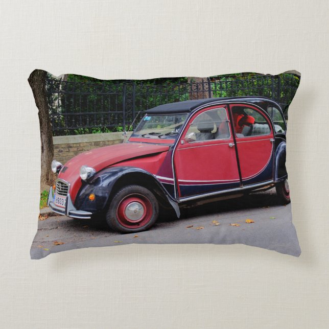 Citroen 2 CV Charleston Decoratief Kussen (Voorkant)