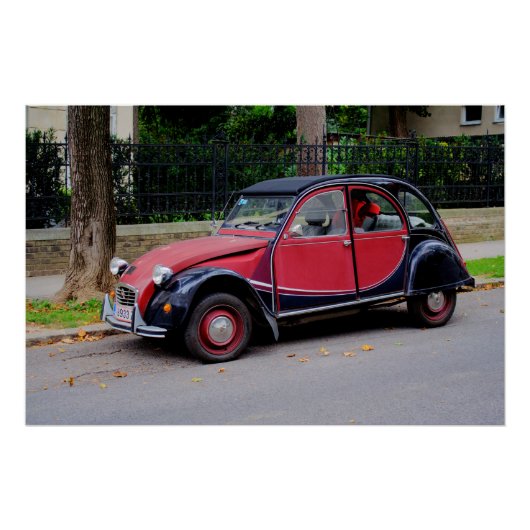 Citroen 2 CV Charleston Perfect Poster (Voorkant)