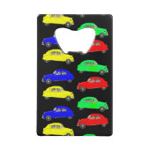 Citroen 2 CV Deux Chevaux Kredietkaart Flessenopener (Achterkant)