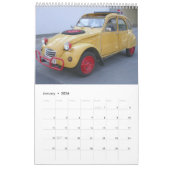 Citroen 2 CV Franse Auto Kalender 2025 (Jan 2026)