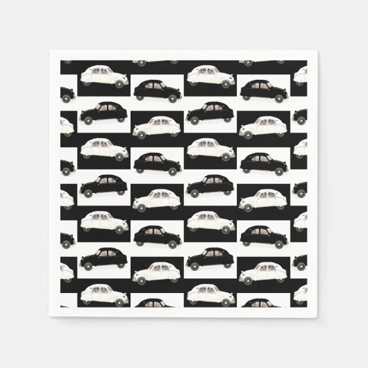 Citroen 2 CV Servetten (Voorkant)