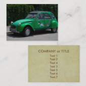 Citroen 2 CV Visitekaartje (Voorkant / Achterkant)