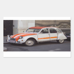 Citroën 2 de Vlek van cv Rechthoekige Sticker