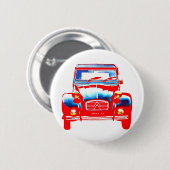 Citroen 2CV 2 Ronde Button 5,7 Cm (Voorkant /achterkant)