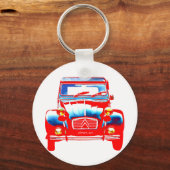 Citroen 2CV 2 Sleutelhanger (Voorkant)