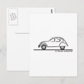 Citroen 2CV Briefkaart (Voorkant / Achterkant)