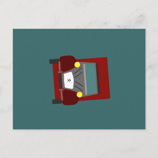 Citroen 2CV Briefkaart (Voorkant)