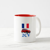 Citroen 2CV Café Mug (Devant droit)