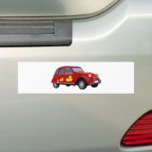 Citroen 2CV Ente Bumpersticker (Op auto)