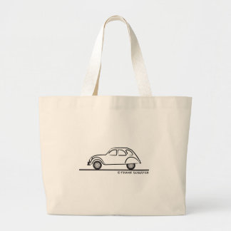 Citroen 2CV Grote Tote Bag