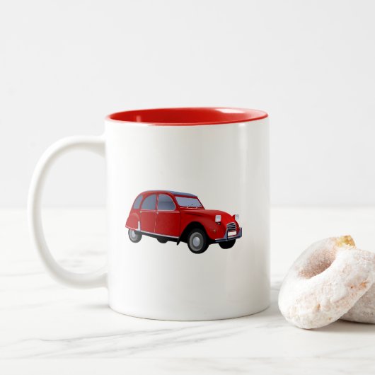 Citroen 2CV Koffie Mok (Met donut)