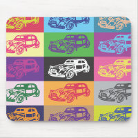 Citroen 2CV Mosaic Mousepad