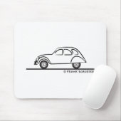 Citroen 2CV Muismat (Met muis)