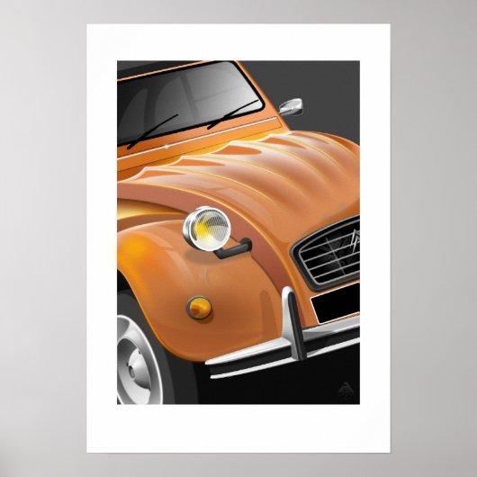 Citroen 2CV Poster (Devant)