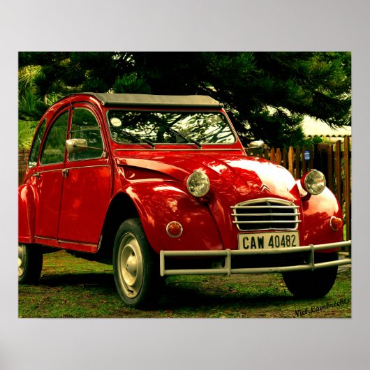 Citroën 2CV Poster (Voorkant)