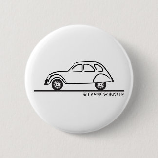 Citroen 2CV Ronde Button 5,7 Cm