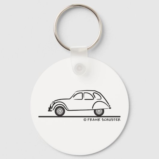 Citroen 2CV Sleutelhanger (Voorkant)