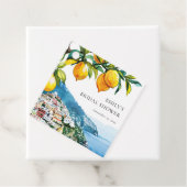 Citroen Amalfi Kust Bruidsdiner Bedankjes Labels (In situ)