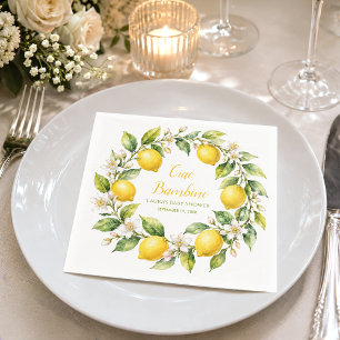 Citroen Baby Shower Ciao Bambino Italiaans thema Servet