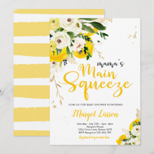 Citroen Baby shower Mama's Main Squeeze Baby showe Kaart