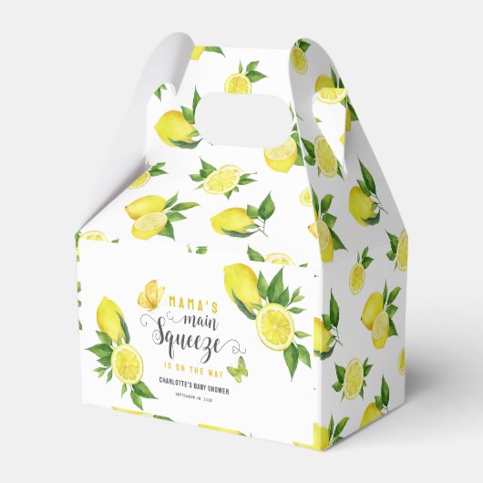 Citroen Baby shower Mama's Main Squeeze Leuke Citr Bedankdoosjes (Achterkant)